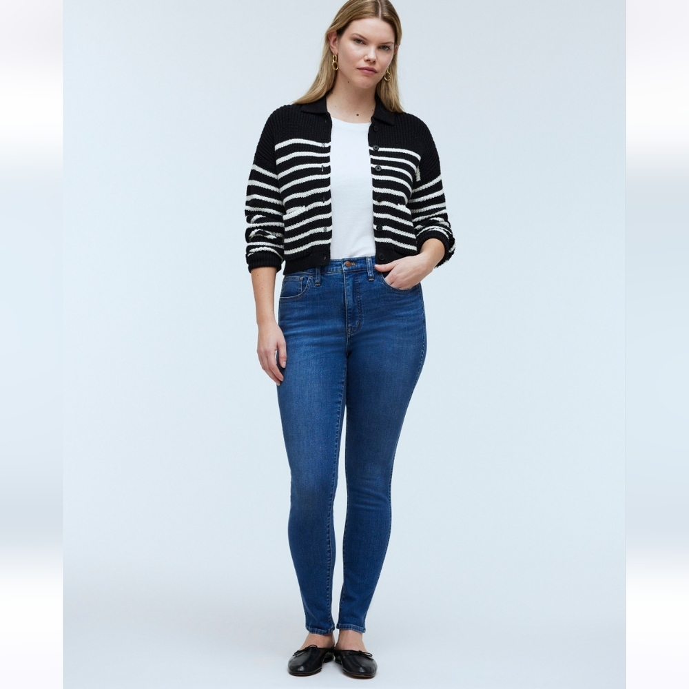Madewell 10" High-Rise Skinny Jeans Denim 27 Medium Wash